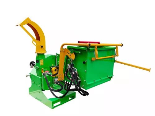 Victory BX-52RSH Holzschredder, Holzhäcksler mit traktorunabhängigem Hydrauliktank + Pumpe - Victory BX 52RSH Holzhäcksler Holzschredder Wood Chipper mit eigener Hydraulikanlage (3)